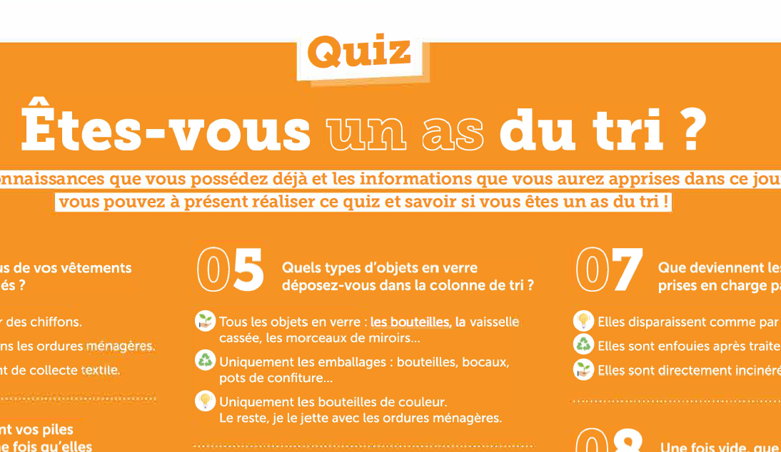 Etes vous un AS du tri